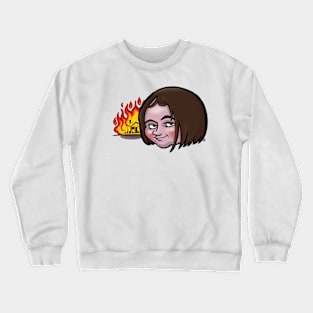 Disaster Girl Meme Crewneck Sweatshirt